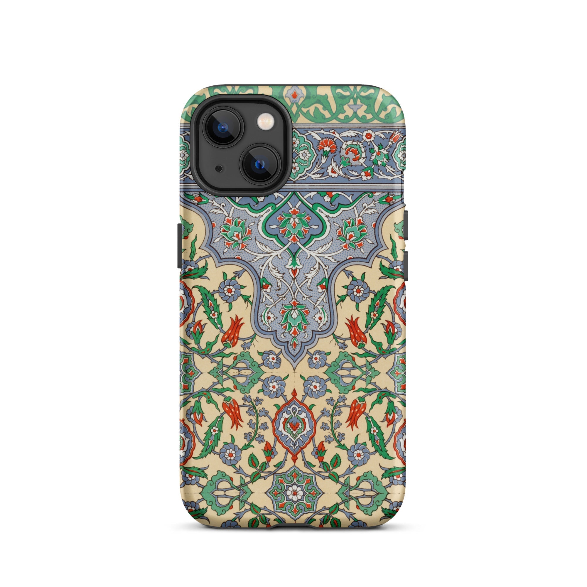 La Decoration Arabe 36 - Emile Prisse D’avennes Art Iphone Case, 13 / Matte, Floral Patterned Phone Case