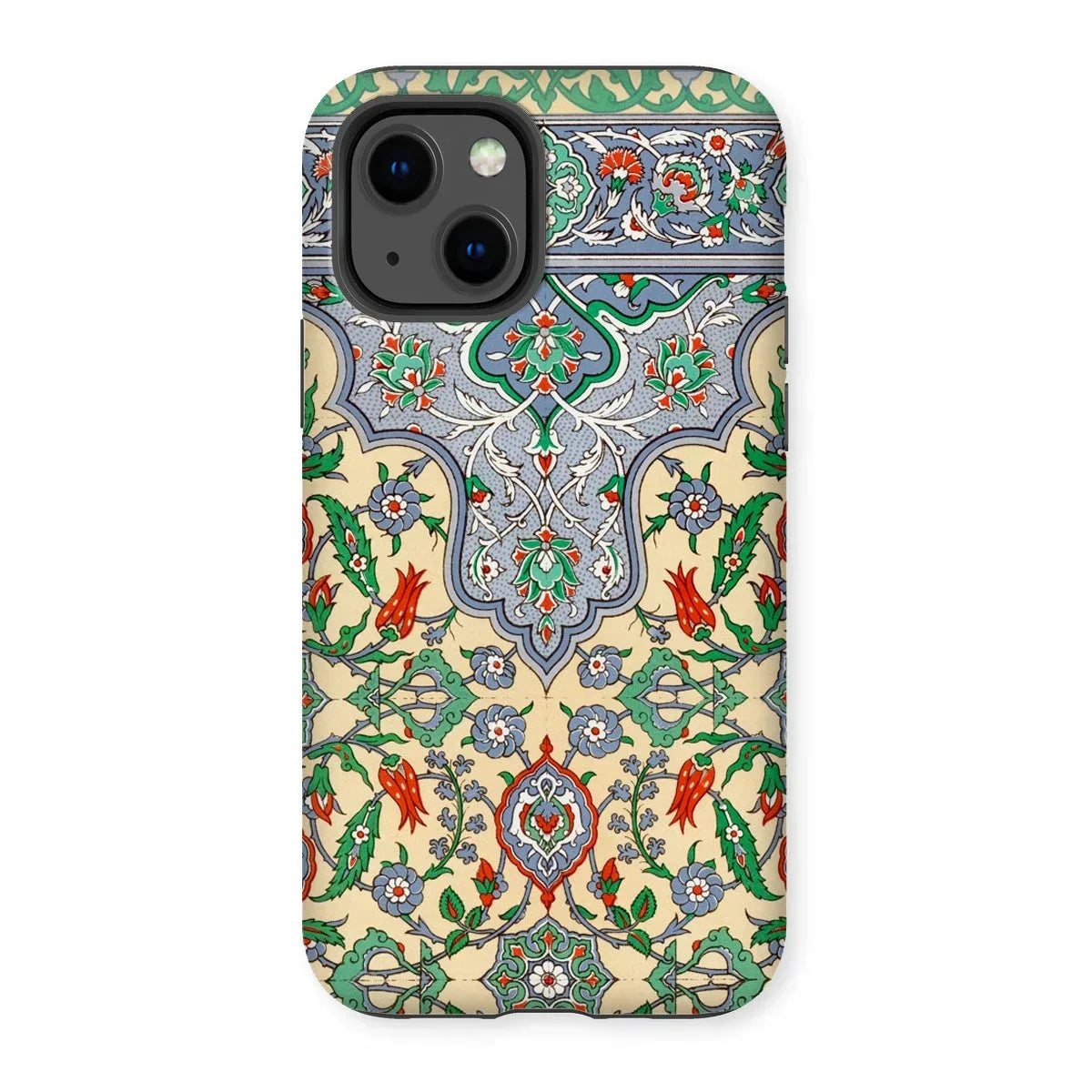 La Decoration Arabe 36 - Emile Prisse D’avennes Art Iphone Case, 13 / Matte, Ornate Phone Case Intricate Floral Geometric Patterns Colors