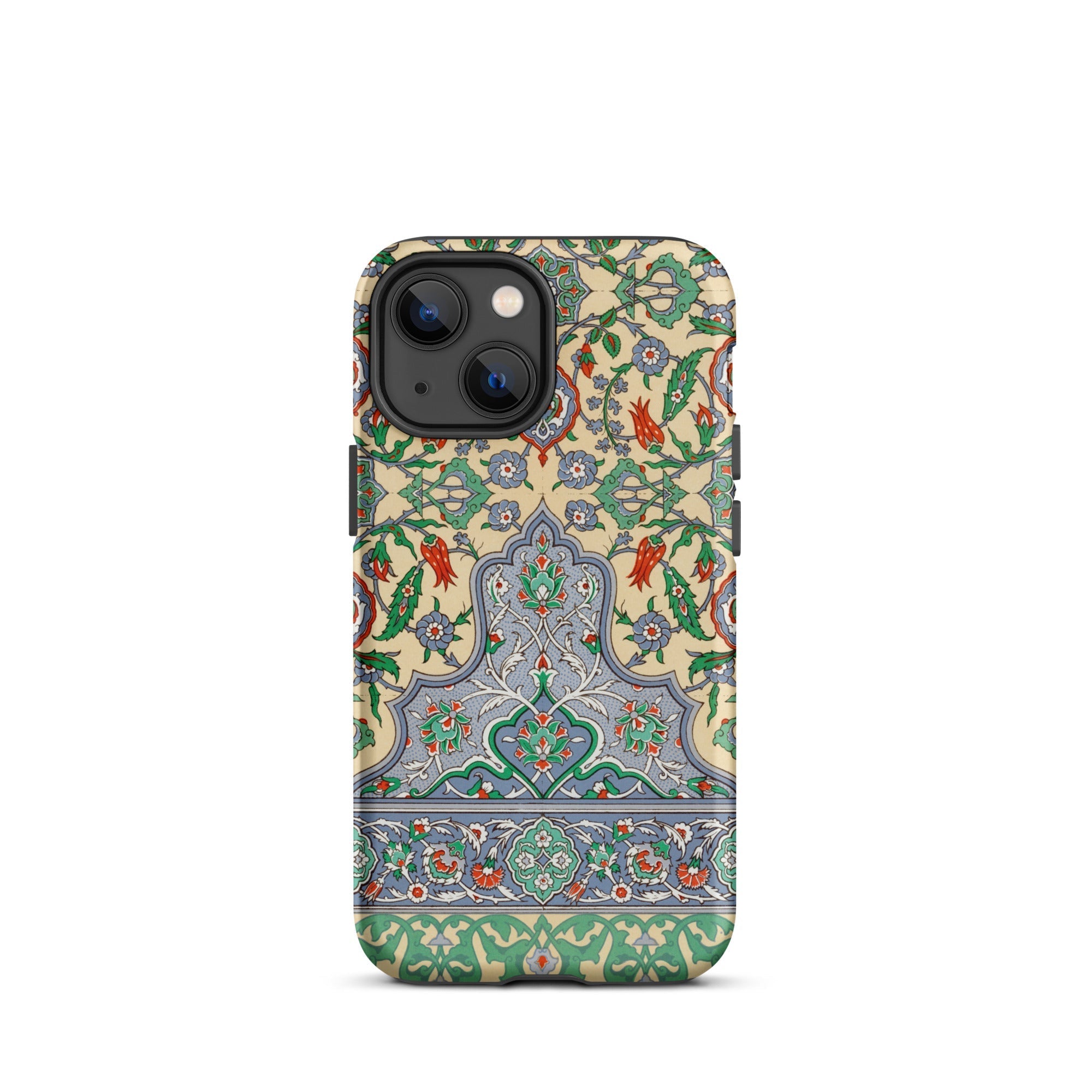 La Decoration Arabe 36 Emile Prisse D’avennes Art Iphone Case, 13 Mini / Matte, Floral Patterned Phone Case