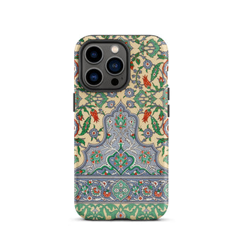 La Decoration Arabe 36 - Emile Prisse D’avennes Art Iphone Case, 13 Pro / Matte, Floral Patterned Phone Case