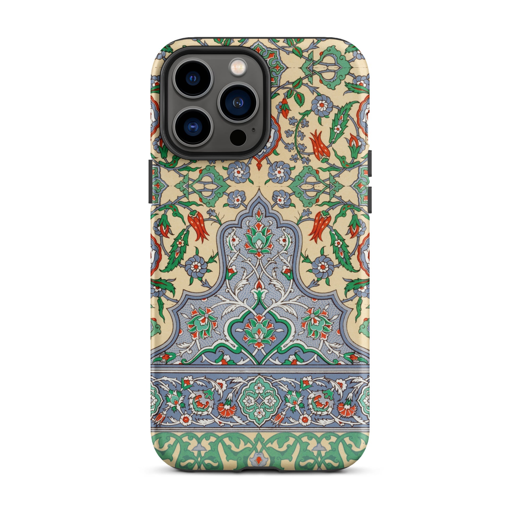 La Decoration Arabe 36 Emile Prisse D’avennes Art Iphone Case, 13 Pro Max / Matte, Floral Patterned Phone Case