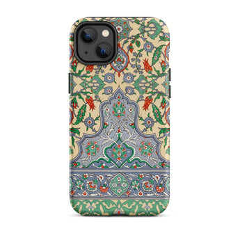La Decoration Arabe 36 - Emile Prisse D’avennes Art Iphone Case, 14 Plus / Matte, Floral Patterned Phone Case