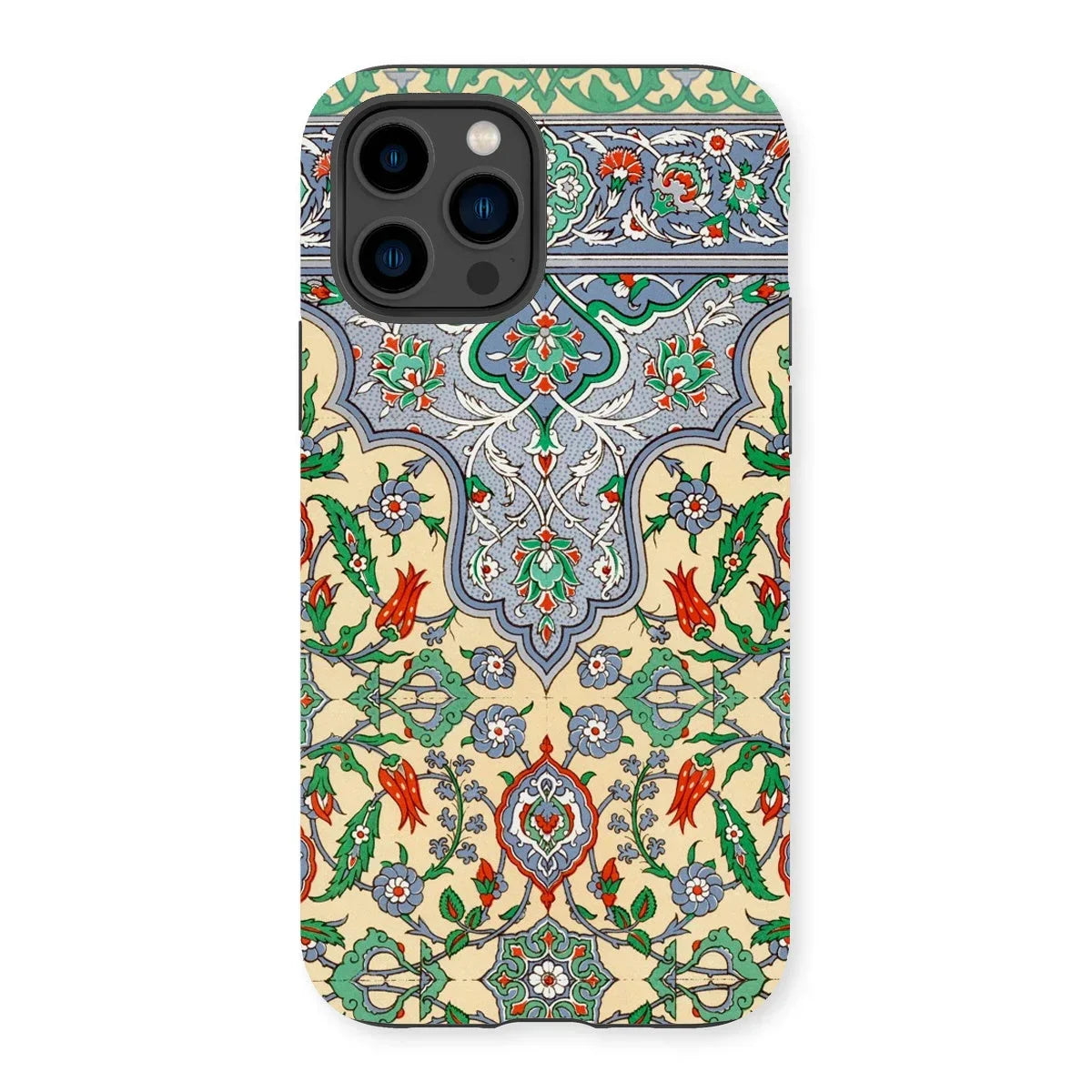 La Decoration Arabe 36 - Emile Prisse D’avennes Art Iphone Case, 14 Pro / Matte, Ornate Floral Patterned Phone Case Intricate Islamic-style