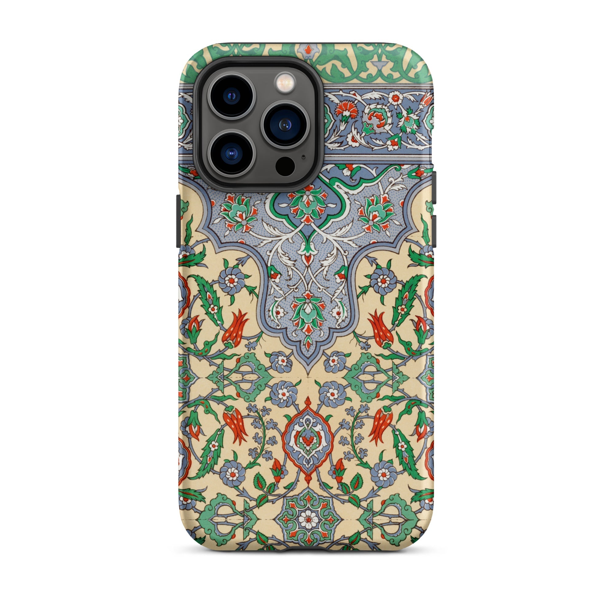 La Decoration Arabe 36 - Emile Prisse D’avennes Art Iphone Case, 14 Pro Max / Matte, Ornate Patterned Phone Case