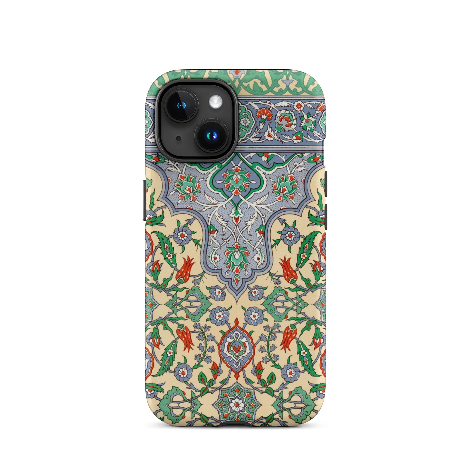 La Decoration Arabe 36 - Emile Prisse D’avennes Art Iphone Case, 15 / Matte, Floral Patterned Phone Case