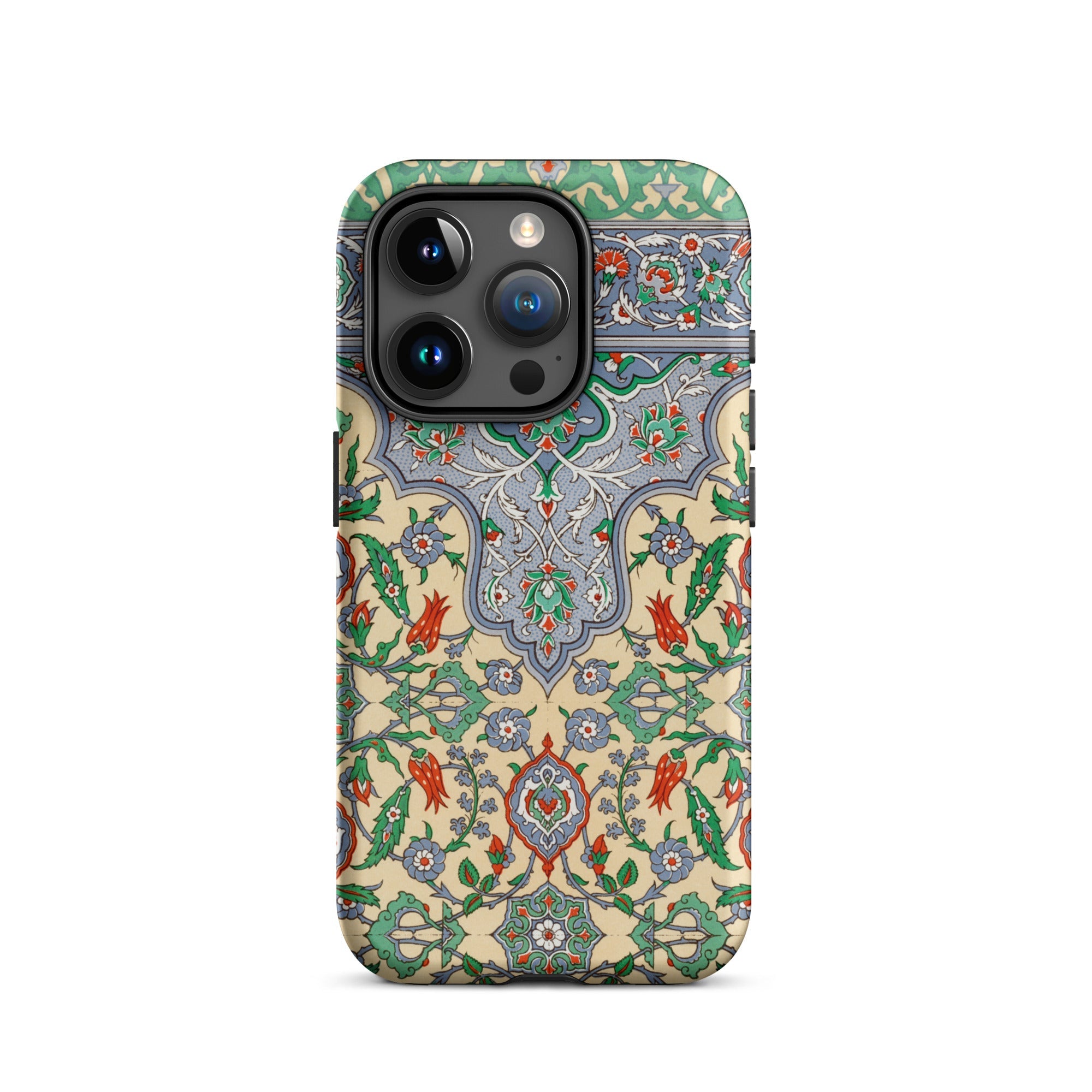 La Decoration Arabe 36 - Emile Prisse D’avennes Art Iphone Case, 15 Pro / Matte, Floral Patterned Phone Case