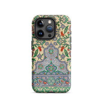 La Decoration Arabe 36 - Emile Prisse D’avennes Art Iphone Case, 15 Pro / Matte, Floral Patterned Phone Case