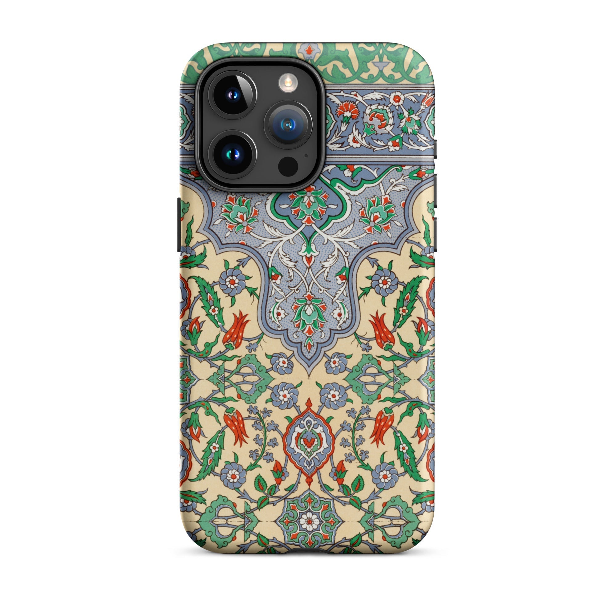 La Decoration Arabe 36 - Emile Prisse D’avennes Art Iphone Case, 15 Pro Max / Matte, Ornate Floral Patterned Phone Case