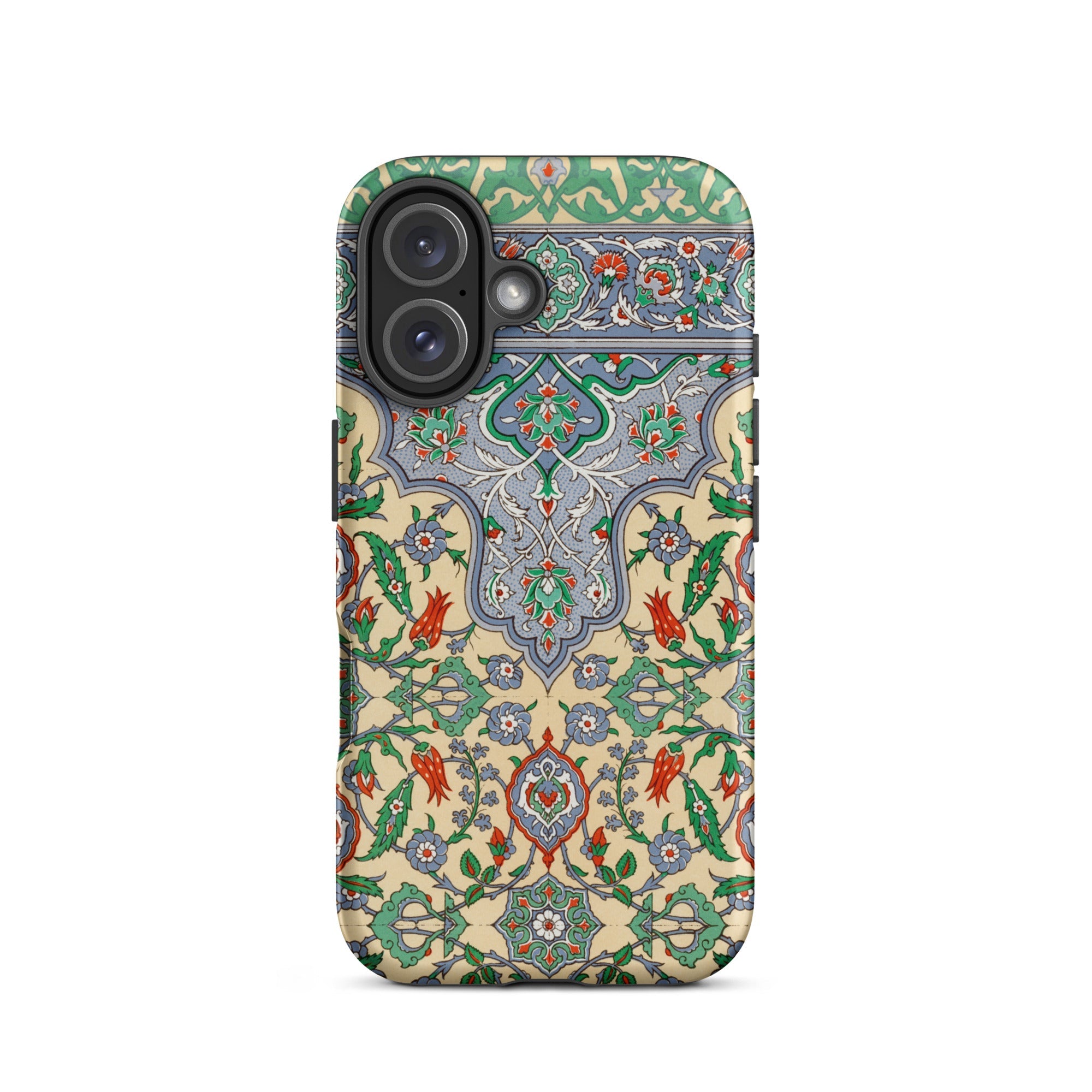 La Decoration Arabe 36 - Emile Prisse D’avennes Art Iphone Case, 16 / Matte, Floral Patterned Phone Case