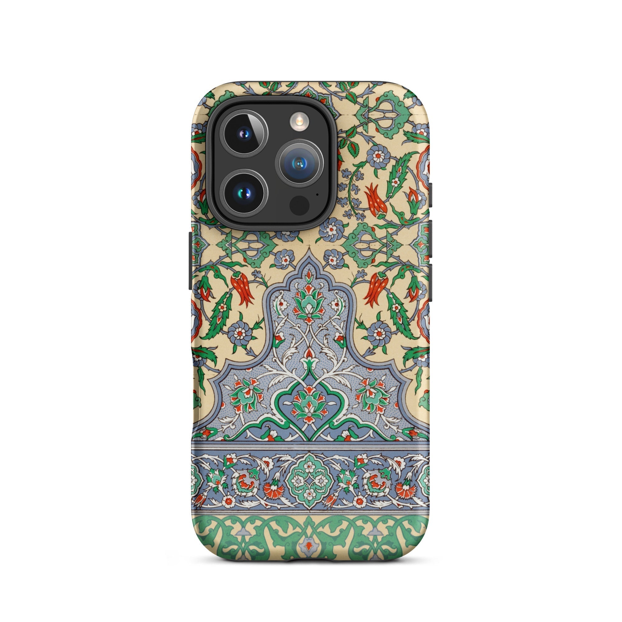 La Decoration Arabe 36 Emile Prisse D’avennes Art Iphone Case, 16 Pro / Matte, Floral Patterned Phone Case