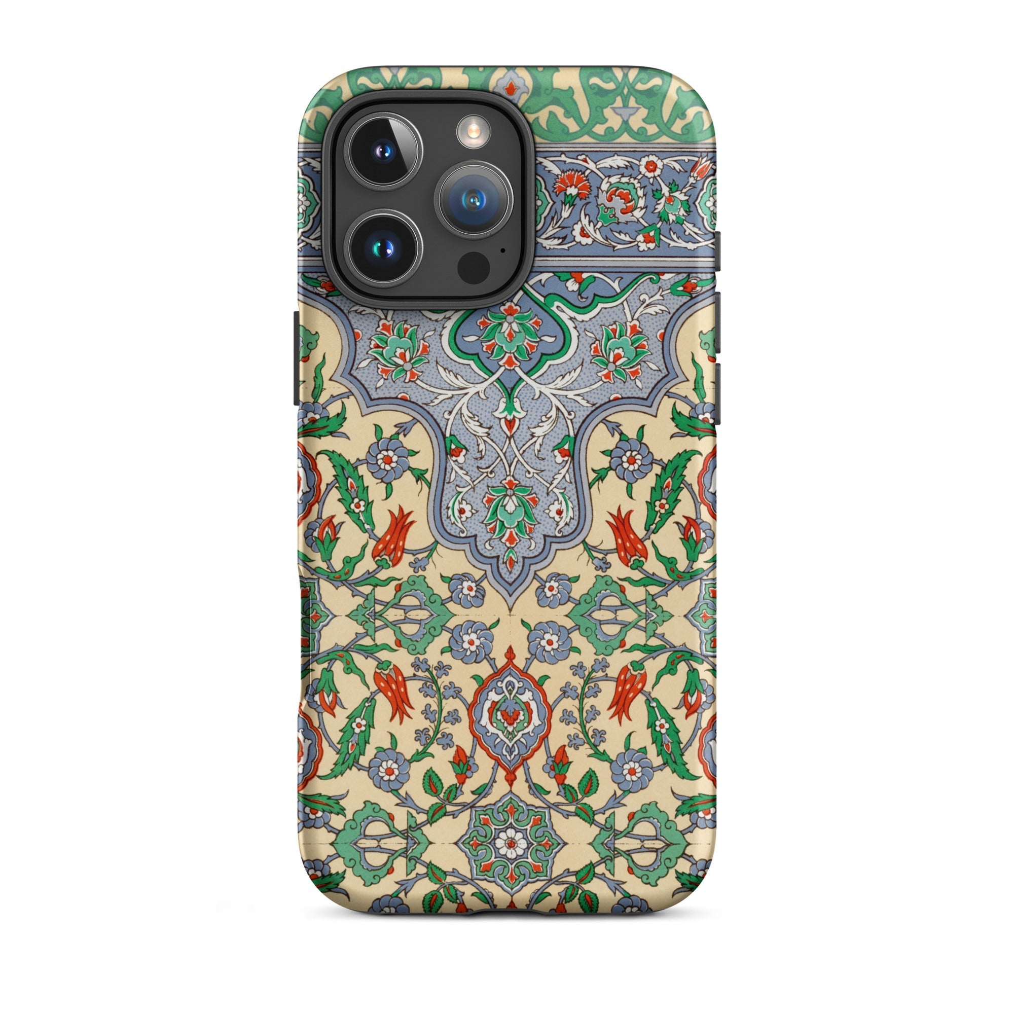 La Decoration Arabe 36 - Emile Prisse D’avennes Art Iphone Case, 16 Pro Max / Matte, Ornate Patterned Phone Case