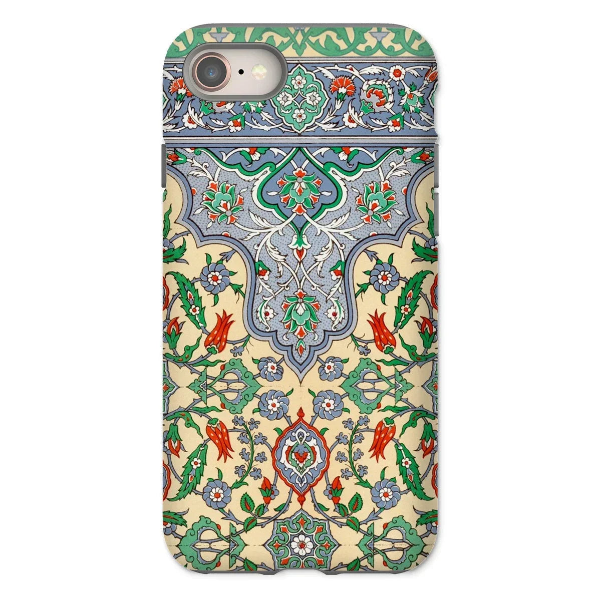 La Decoration Arabe 36 - Emile Prisse D’avennes Art Iphone Case, 8 / Matte, Ornate Phone Case Intricate Floral Geometric Islamic-style