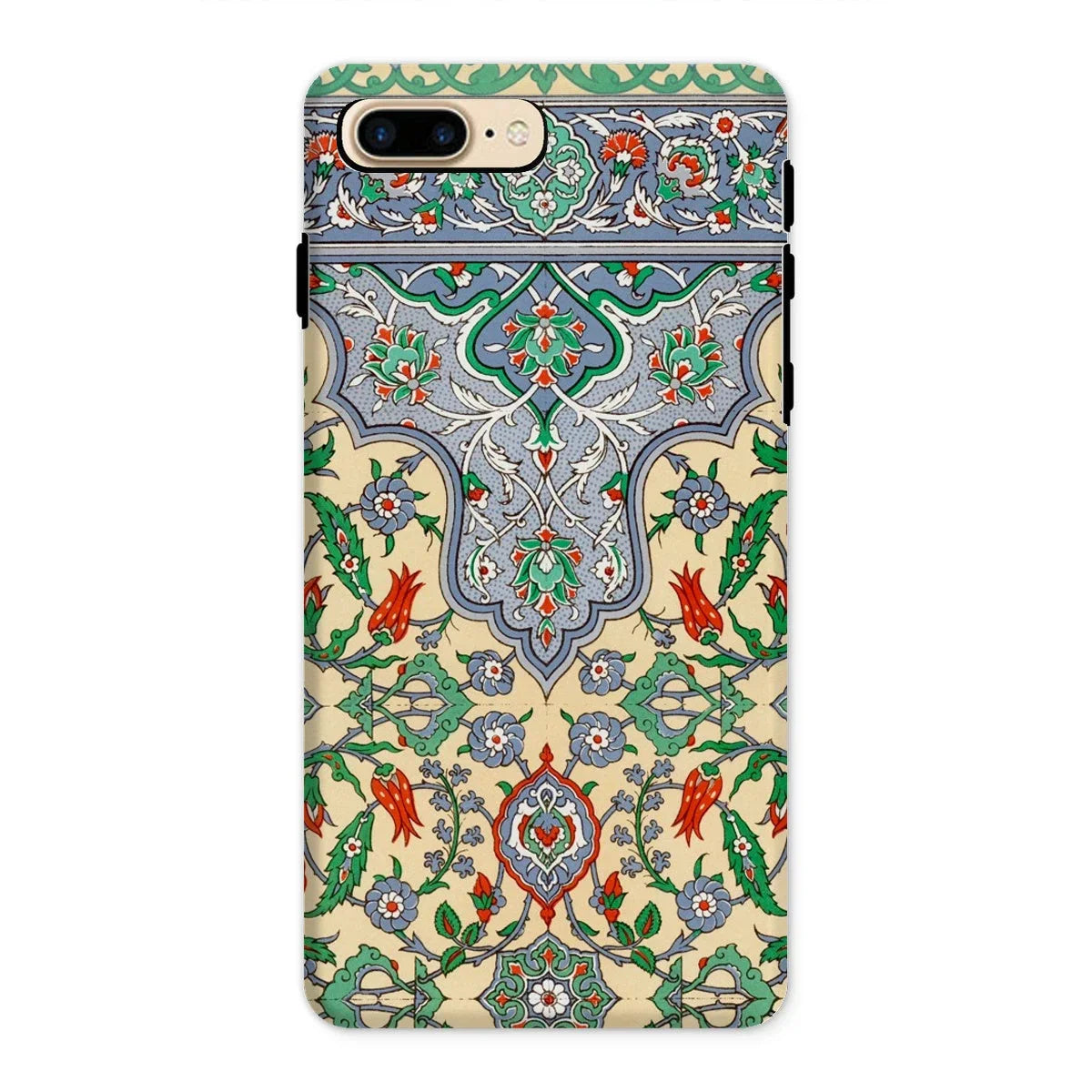 La Decoration Arabe 36 - Emile Prisse D’avennes Art Iphone Case, 8 Plus / Matte, Ornate Floral Patterned Phone Case Intricate
