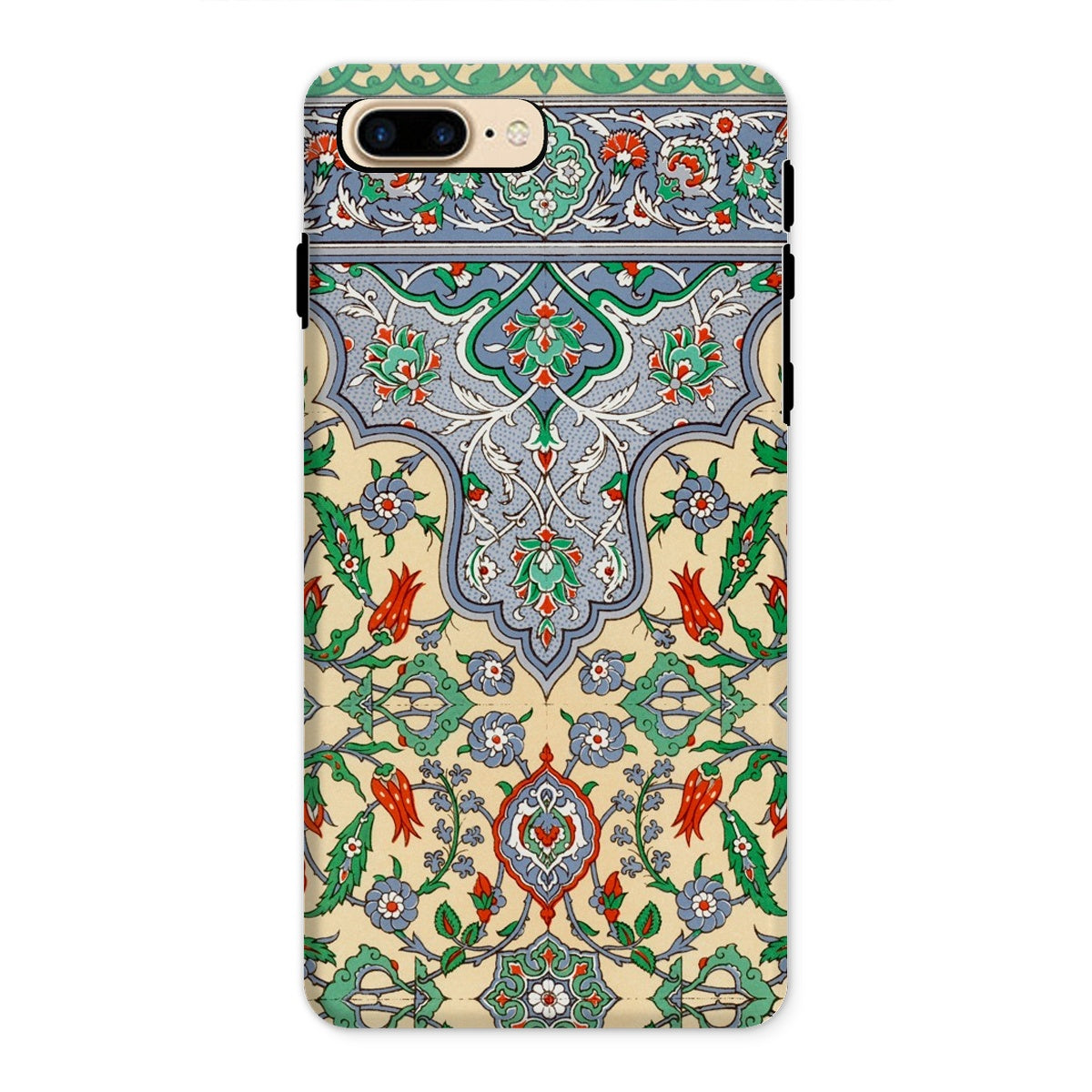 La Decoration Arabe 36 Emile Prisse D’avennes Art Iphone Case, Ornate Floral Patterned Phone Case Intricate Islamic Inspired Design