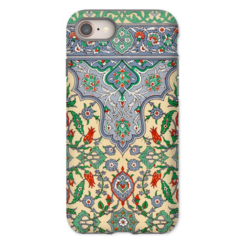 La Decoration Arabe 36 - Emile Prisse D’avennes Art Iphone Case, Ornate Phone Case Intricate Floral Geometric Islamic-style Patterns