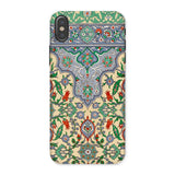La Decoration Arabe 36 - Emile Prisse D’avennes Art Iphone Case, Ornate Phone Case Intricate Floral Geometric Patterns Colors