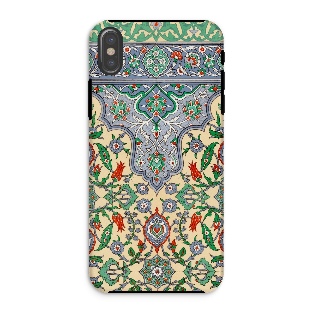 La Decoration Arabe 36 Emile Prisse D’avennes Art Iphone Case, Ornate Phone Case Intricate Floral Geometric Islamic Style Patterns