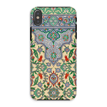 La Decoration Arabe 36 - Emile Prisse D’avennes Art Iphone Case, Ornate Phone Case Intricate Floral Geometric Islamic-style Patterns