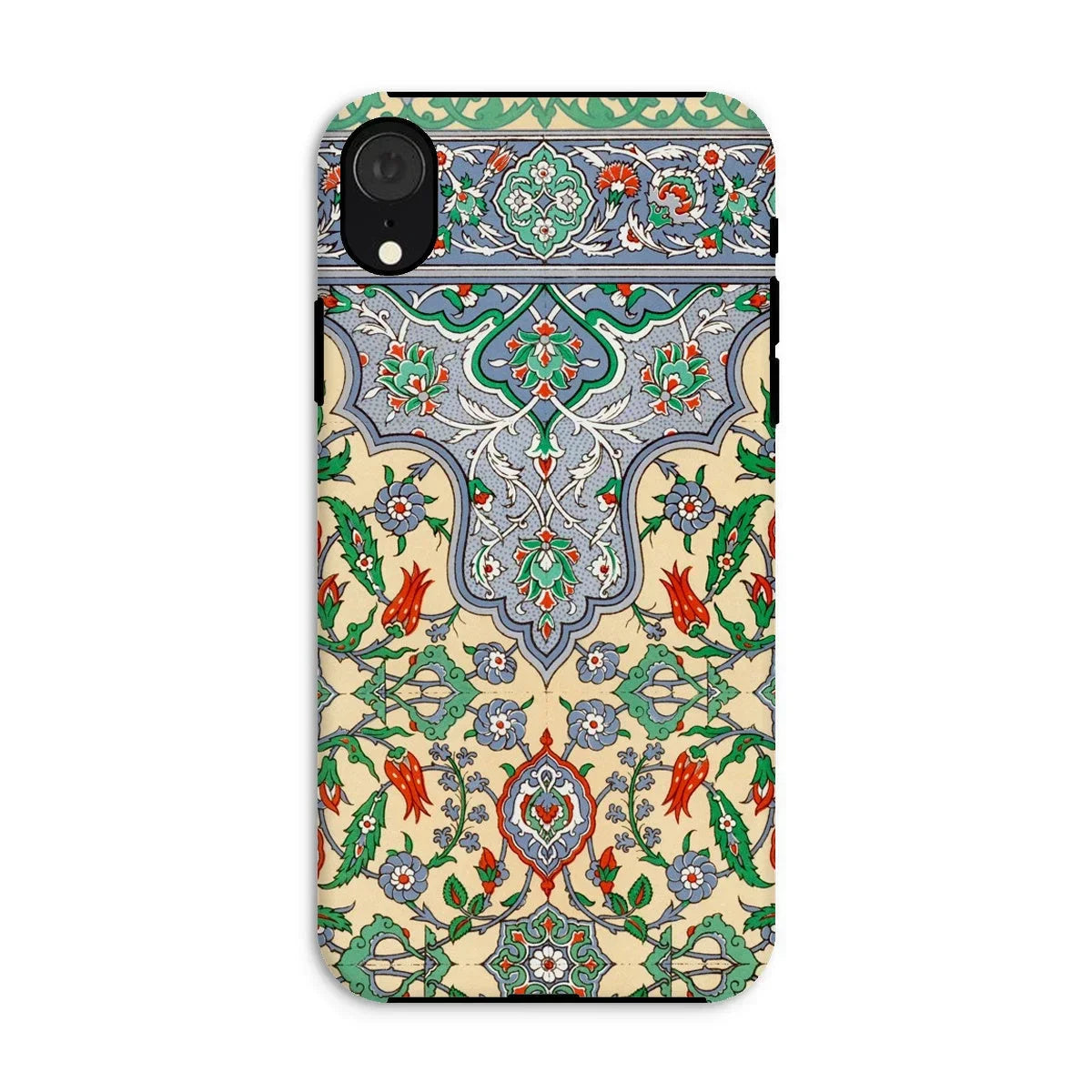 La Decoration Arabe 36 - Emile Prisse D’avennes Art Iphone Case, Xr / Matte, Ornate Phone Case Intricate Floral Geometric Patterns Colors