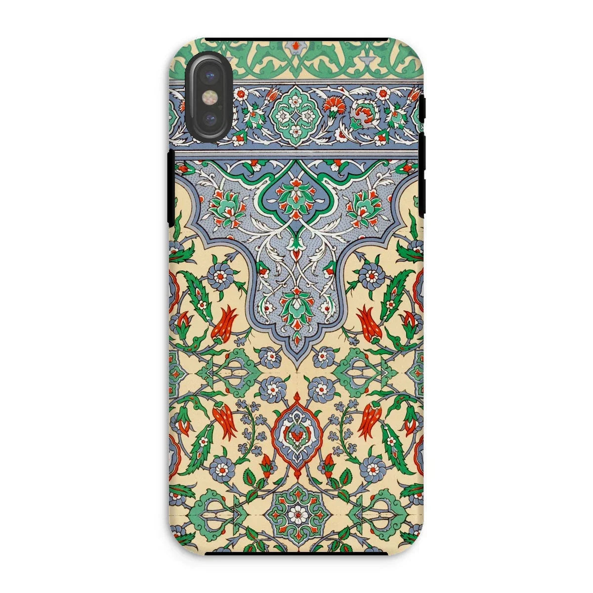 La Decoration Arabe 36 - Emile Prisse D’avennes Art Iphone Case, Xs / Matte, Ornate Phone Case Intricate Floral Geometric Islamic-style