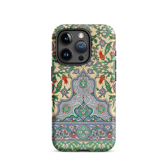 La Decoration Arabe 36 - Emile Prisse D’avennes Art Phone Case Iphone 15 Pro / Matte Floral Patterned Phone Case émile Prisse D’avennes,