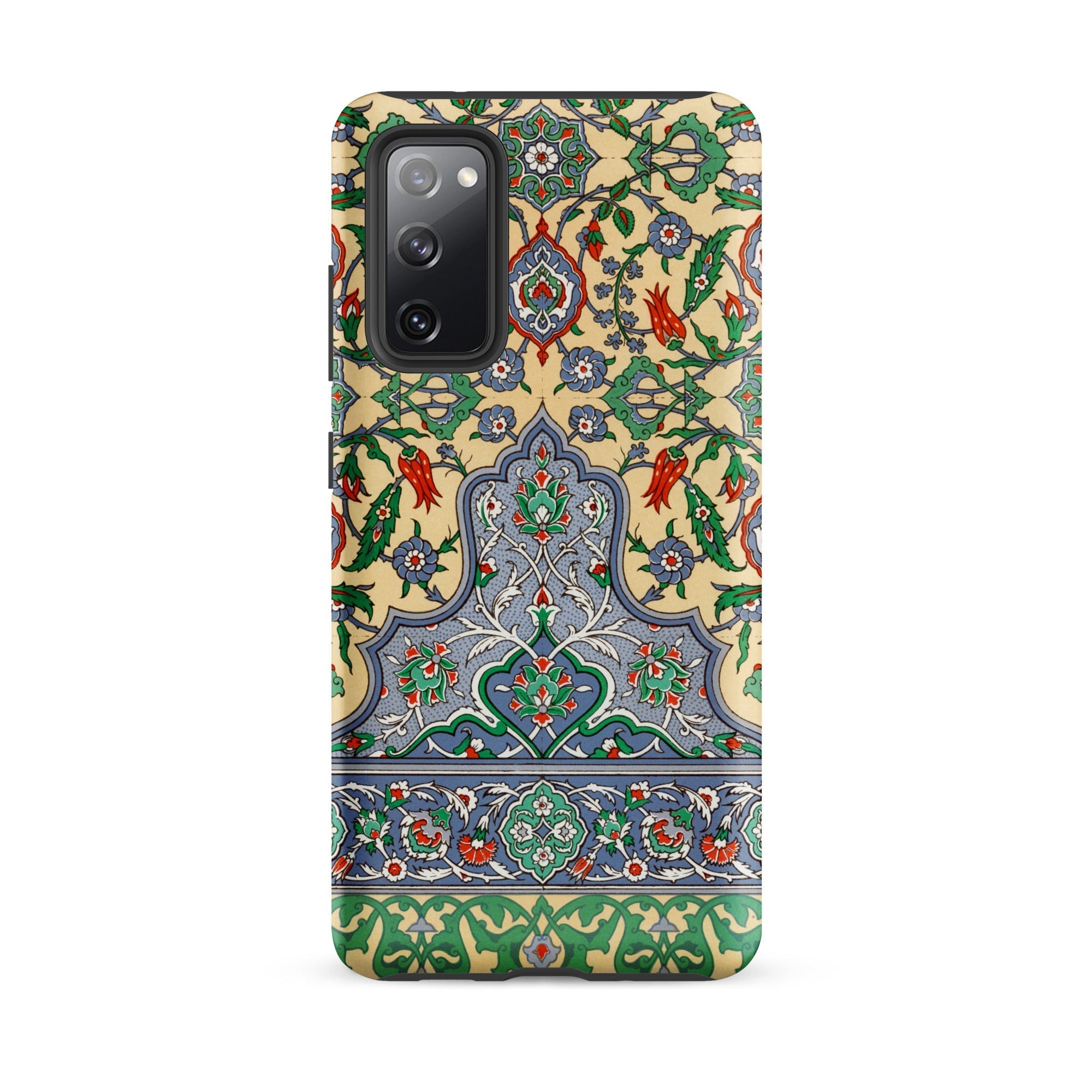 La Decoration Arabe 36 Emile Prisse D’avennes Art Samsung Case, Galaxy S20 Fe / Matte, Smartphone Case Ornate Colorful Floral Geometric