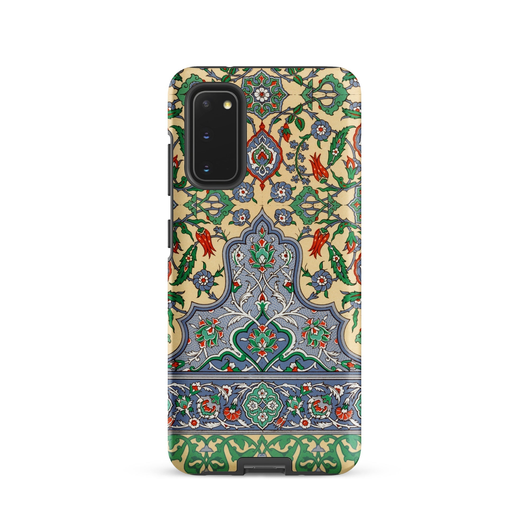 La Decoration Arabe 36 Emile Prisse D’avennes Art Samsung Case, Galaxy S20 / Matte, Smartphone Case Colorful Intricate Floral Geometric