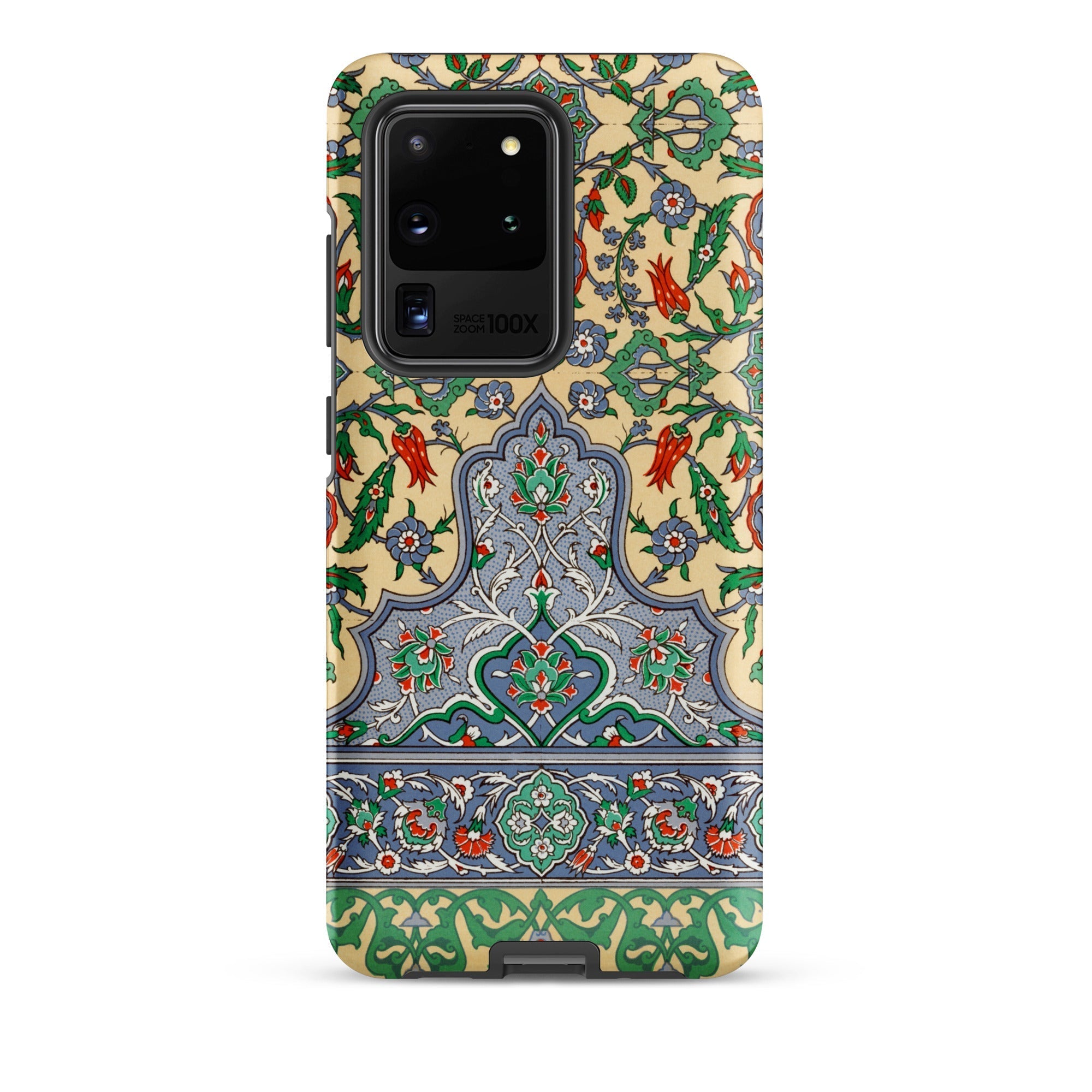 La Decoration Arabe 36 Emile Prisse D’avennes Art Samsung Case, Galaxy S20 Ultra / Matte, Smartphone Decorative Case Intricate Floral