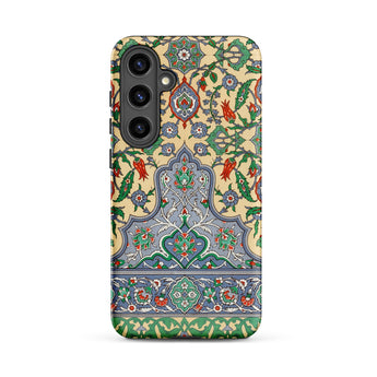 La Decoration Arabe 36 - Emile Prisse D’avennes Art Samsung Case, Galaxy S24 Plus / Matte, Smartphone Case Intricate Ottoman-inspired