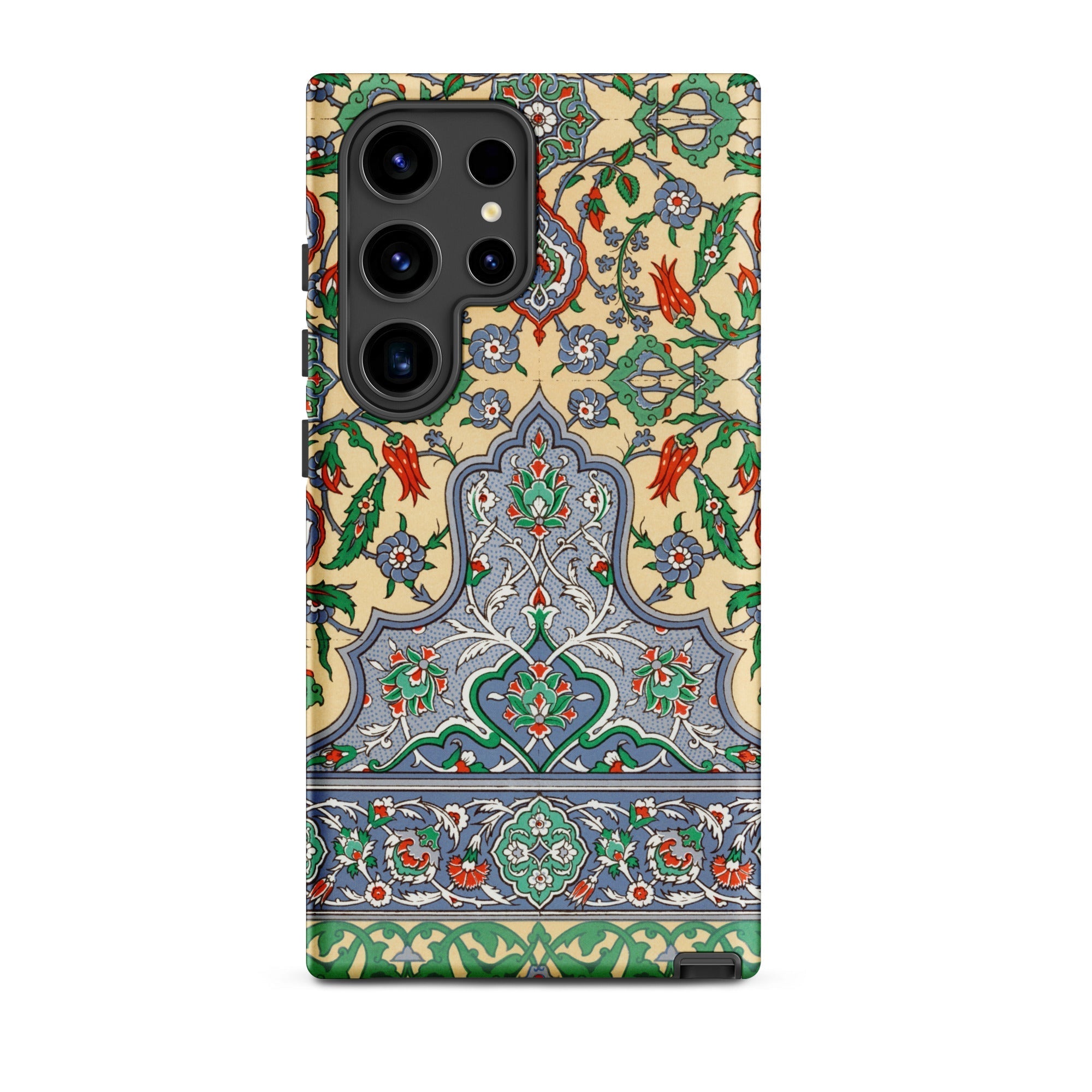 La Decoration Arabe 36 Emile Prisse D’avennes Art Samsung Case, Galaxy S24 Ultra / Matte, Phone Case Intricate Floral Geometric Pattern