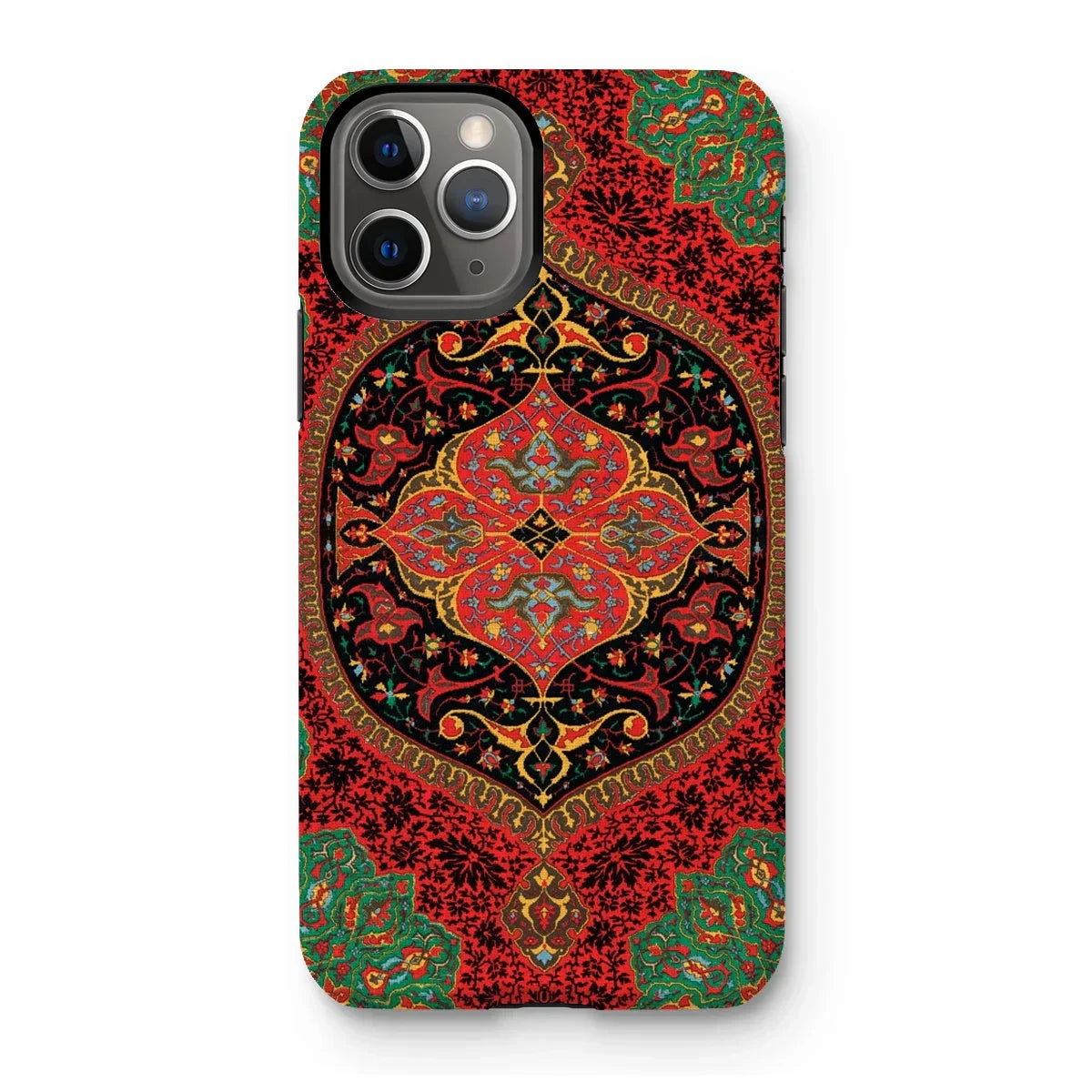 La Decoration Arabe 40 & 41 - Emile Prisse D’avennes Iphone Case, 11 Pro / Matte, Ornate Phone Case Intricate Persian-style Carpet Design