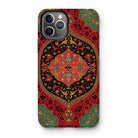La Decoration Arabe 40 & 41 - Emile Prisse D’avennes Iphone Case, 11 Pro / Matte, Ornate Phone Case Intricate Persian-style Carpet Design