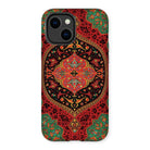 La Decoration Arabe 40 & 41 - Emile Prisse D’avennes Iphone Case, 14 Plus / Matte, Ornate Phone Case Intricate Persian-style Design Rich Red