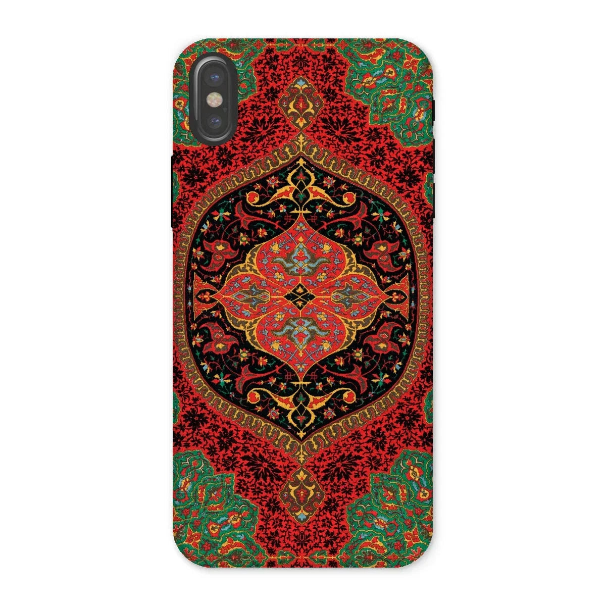 La Decoration Arabe 40 & 41 - Emile Prisse D’avennes Iphone Case, x / Matte, Ornate Phone Case Intricate Persian Carpet-inspired Design Rich