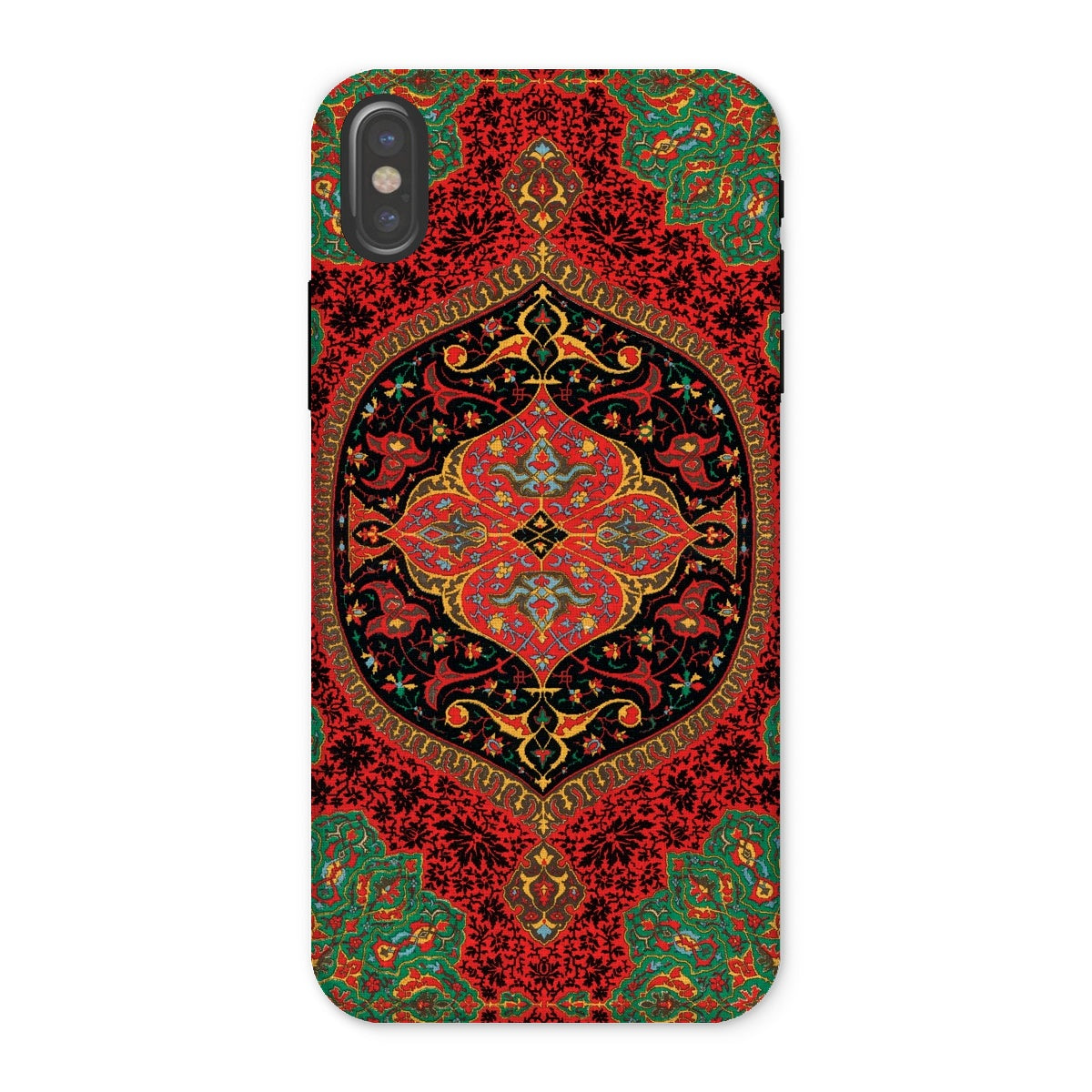 La Decoration Arabe 40 & 41 - Emile Prisse D’avennes Iphone Case, x / Tough Phone, Ornate Phone Case Intricate Persian Carpet-inspired