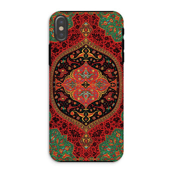 La Decoration Arabe 40 & 41 - Emile Prisse D’avennes Iphone Case, Xs / Matte, Ornate Phone Case Intricate Persian Carpet-inspired Design