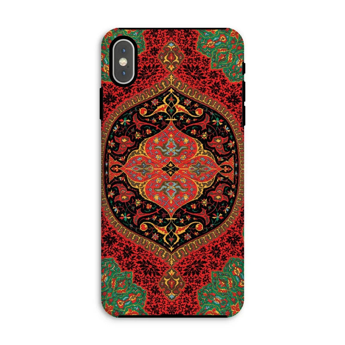 La Decoration Arabe 40 & 41 - Emile Prisse D’avennes Iphone Case, Xs Max / Matte, Ornate Phone Case Intricate Persian-style Carpet Design