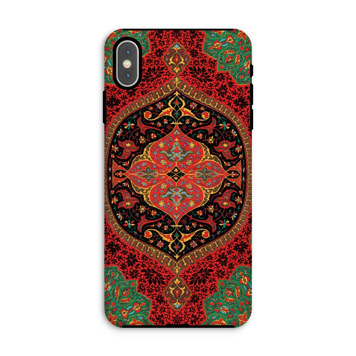 La Decoration Arabe 40 & 41 - Emile Prisse D’avennes Iphone Case, Xs Max / Tough Phone, Ornate Phone Case Intricate Persian-style Carpet