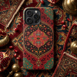 La Decoration Arabe 40 & 41 - Emile Prisse D’avennes Phone Case Vibrant Red Green Patterned Phone Case Intricate Traditional Emille Prisse