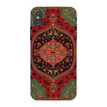 La Decoration Arabe 40 & 41 - Emile Prisse D’avennes Phone Case Iphone x / Matte Ornate Phone Case Intricate Persian Carpet-inspired Design