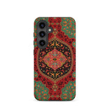 La Decoration Arabe 40 & 41 - Emile Prisse D’avennes Phone Case Samsung Galaxy S24 / Matte Red Green Ornate Patterned Phone Case Intricate