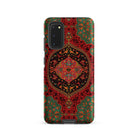 La Decoration Arabe 40 & 41 Emile Prisse D’avennes Samsung Case, Galaxy S20 / Matte, Smartphone Case Ornate Red Green Persian Rug Design