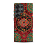 La Decoration Arabe 40 & 41 - Emile Prisse D’avennes Samsung Case, Galaxy S25 Ultra / Matte, Smartphone Case Ornate Red Green Persian Rug