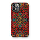 La Decoration Arabe 5 & 6 - Emile Prisse D’avennes Iphone Case, 11 Pro / Matte, Ornate Iphone Case Vibrant Red Gold Middle Eastern-inspired