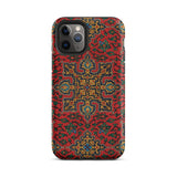 La Decoration Arabe 5 & 6 - Emile Prisse D’avennes Iphone Case, 11 Pro / Matte, Red Patterned Phone Case