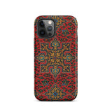 La Decoration Arabe 5 & 6 - Emile Prisse D’avennes Iphone Case, 12 Pro / Matte, Red Patterned Phone Case