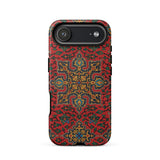 La Decoration Arabe 5 & 6 - Emile Prisse D’avennes Iphone Case 17 Air / Matte Red Gold Patterned Phone Intricate Design Made Plate, Arabian