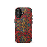 La Decoration Arabe 5 & 6 - Emile Prisse D’avennes Iphone Case 17 / Matte Red Gold Patterned Phone Case Textured Surface Made Decoration