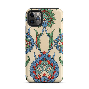 La Decoration Arabe 51 - Emile Prisse D’avennes Art Iphone Case, 11 Pro Max / Matte, Floral Patterned Phone Case