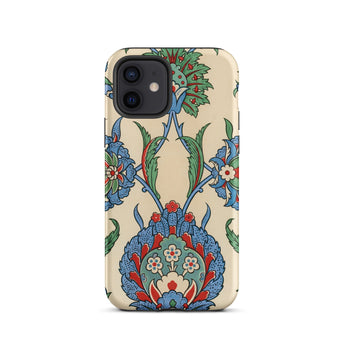 La Decoration Arabe 51 - Emile Prisse D’avennes Art Iphone Case, 12 / Matte, Floral Patterned Phone Case